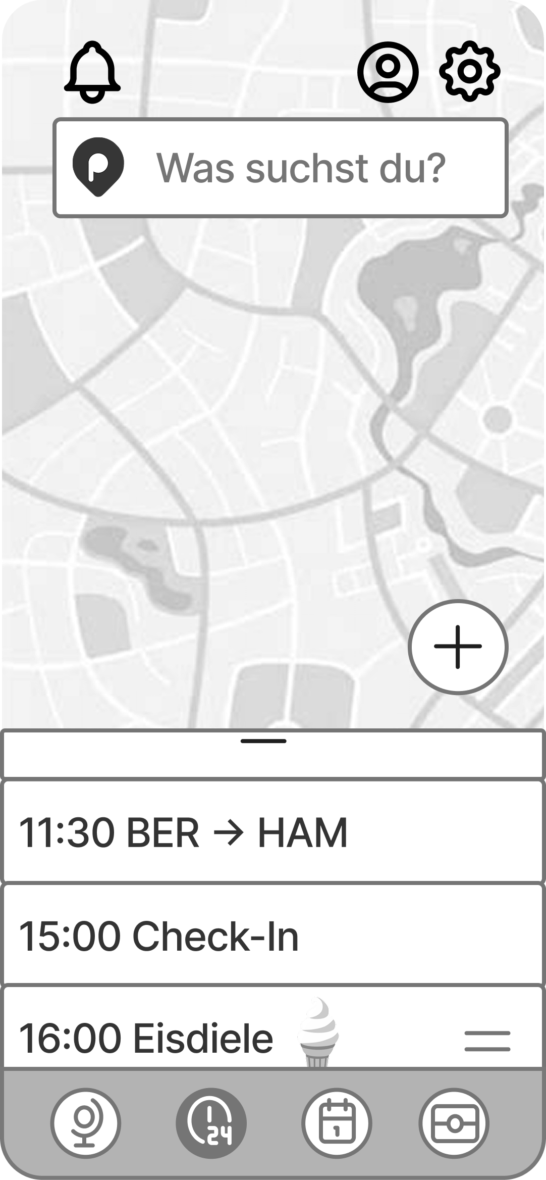 Nebenfunktionen Screen 3